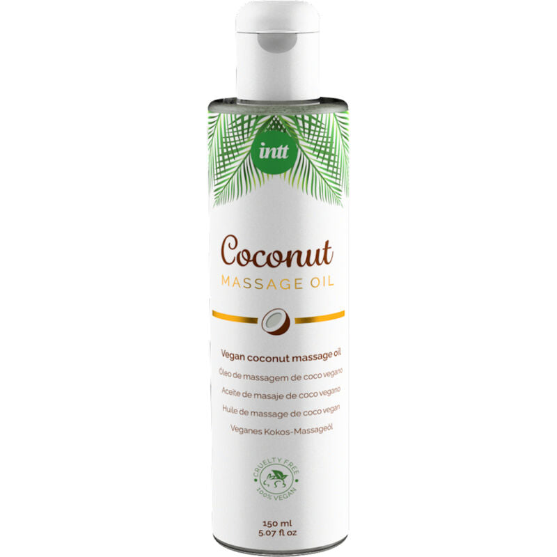 INTT - OLIO DA MASSAGGIO VEGANO DOLCE AL RILASSANTE GUSTO DI COCCO