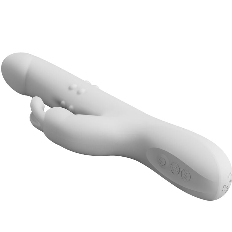 PRETTY LOVE - VIBRATORE REESE CON ROTAZIONE ARGENTATA