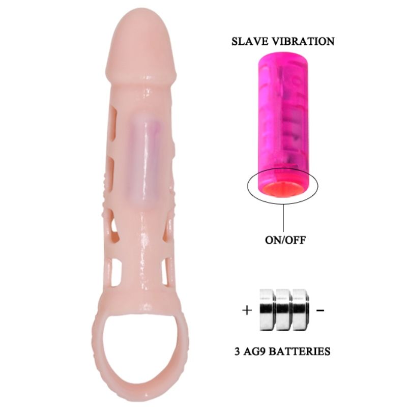 PRETTY LOVE - COPERTURA ESTENSORE PER PENE HARRISON CON VIBRAZIONE E CINGHIA 13,5 CM
