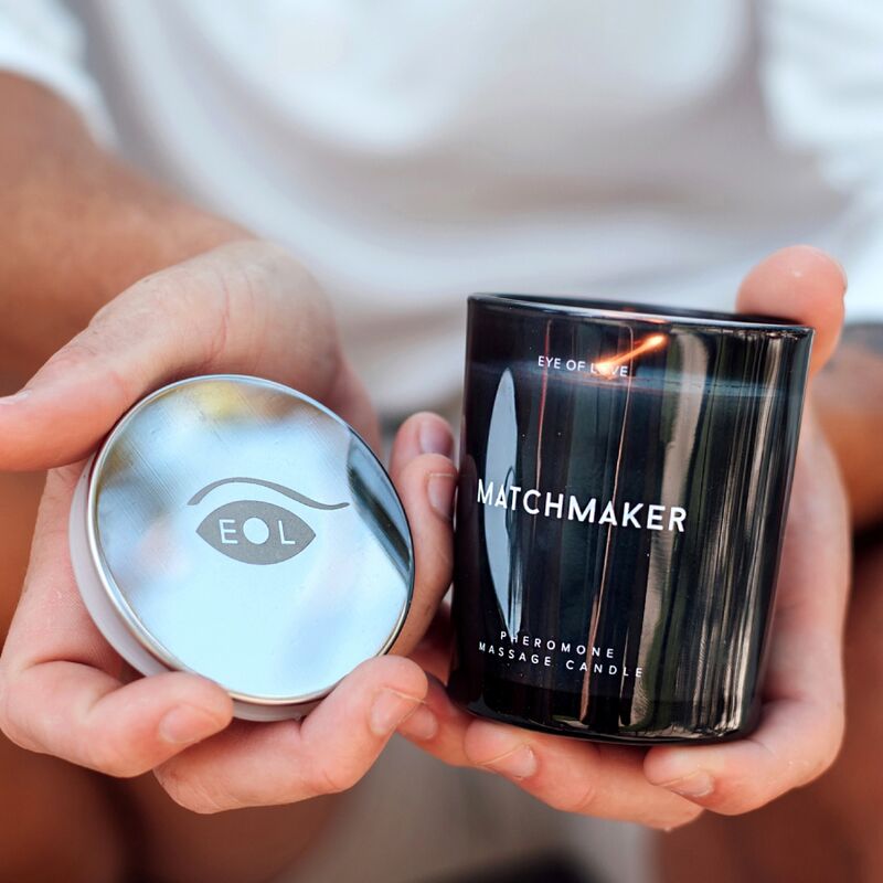 EYE OF LOVE - MATCHMAKER BLACK DIAMOND CANDELA DA MASSAGGIO ATTRACT HER 150 ML