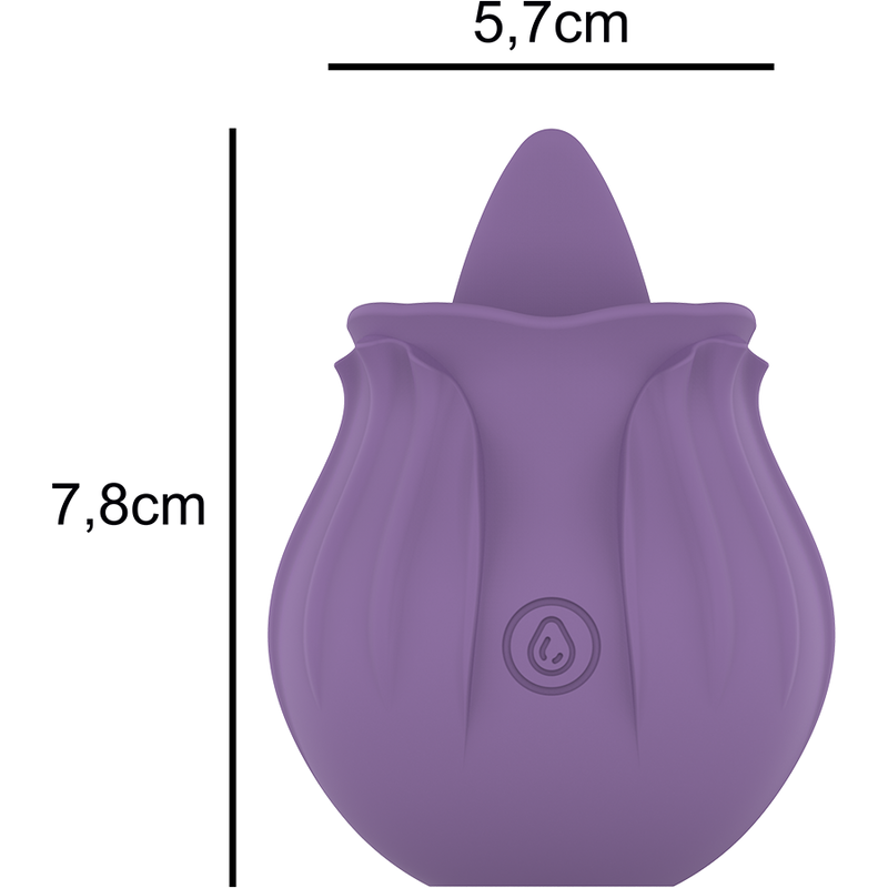 INTENSO - VIOLET CL TORIS STIMOLATORE 10 VIBRAZIONI LILLA