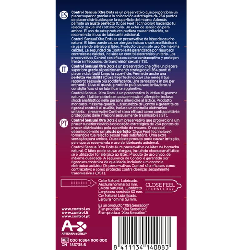 CONTROLLO - XTRA DOTS 12 UDS