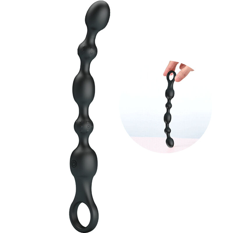 PRETTY LOVE - VAN ANAL BALLS 10 VIBRAZIONI RICARICABILI IN SILICONE