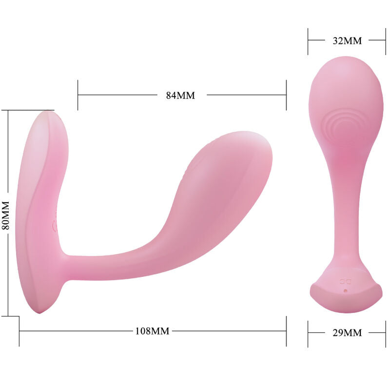 PRETTY LOVE - BAIRD G-SPOT 12 VIBRAZIONI APP RICARICABILE ROSA