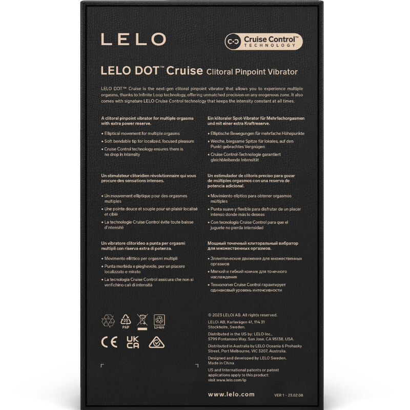 LELO - STIMOLATORE CLITORIDEO GIALLO DOT CRUISE