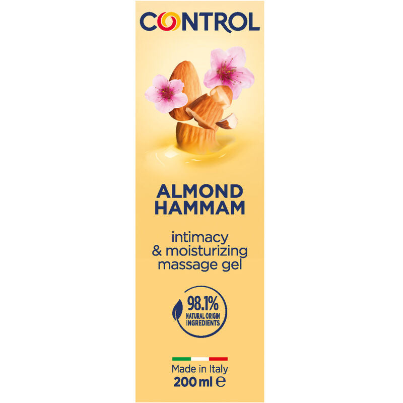 CONTROL - GEL DE MASAJE HAMMAM DE ALMENDRAS 3 EN 1 200 ML