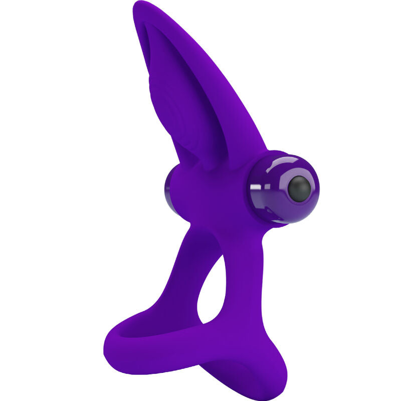 PRETTY LOVE - ANELLO VIBRATORE 10 VIBRAZIONI SILICONE VIOLA