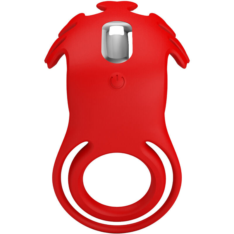PRETTY LOVE - RUBEN ANELLO VIBRATORE 7 VIBRAZIONI SILICONE ROSSO