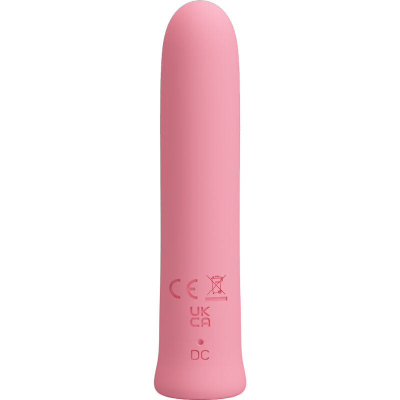 PRETTY LOVE - CURTIS MINI SUPER POWER VIBRATOR 12 VIBRAZIONI IN SILICONE ROSA