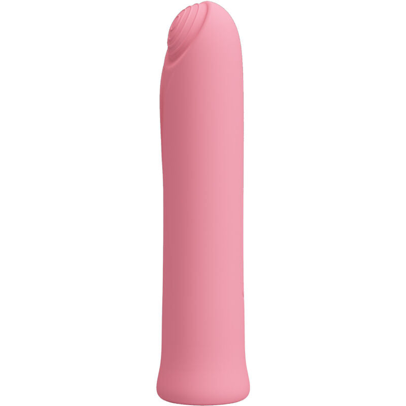 PRETTY LOVE - VIBRADOR MINI SUPER POWER CURTIS 12 VIBRACIONES DE SILICONA ROSA