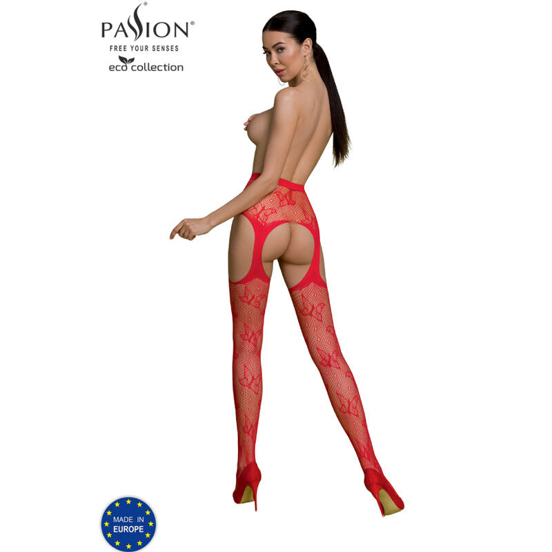 PASSION - BODYSTOCKING ECO COLECCIÓN ECO S001 ROJO