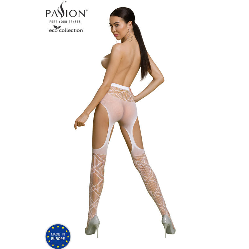 PASIÓN - COLECCIÓN ECO BODYSTOCKING ECO S005 BLANCO