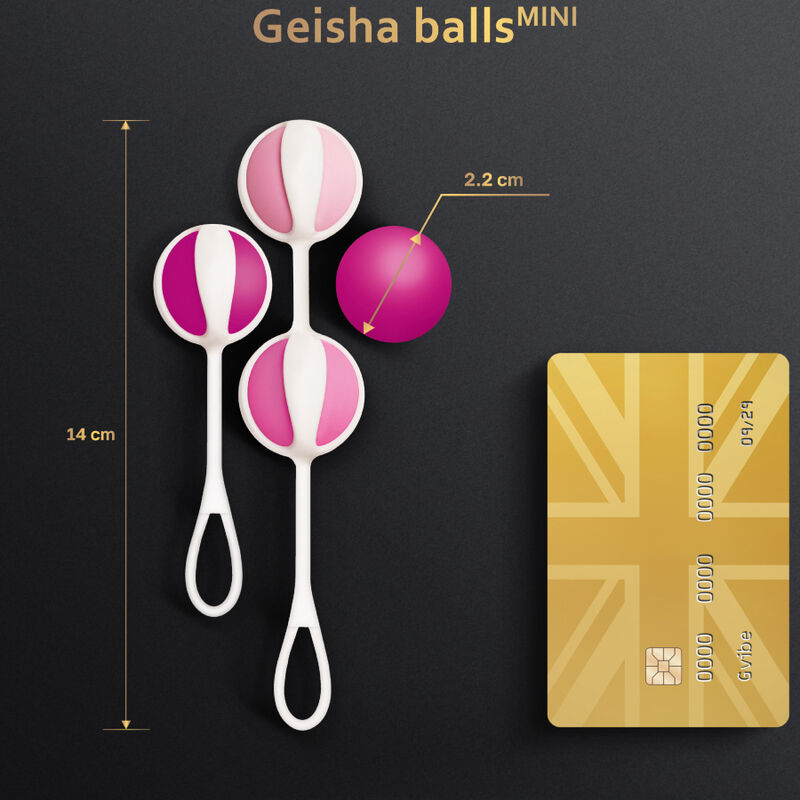 G-VIBE - SET 4 GEISHA BALLS MINI VIOLA