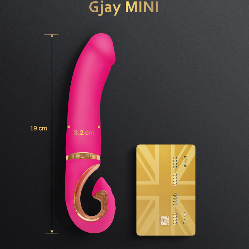 G-VIBE - GJAY MINI VIBRATORE IN SILICONE ROSA