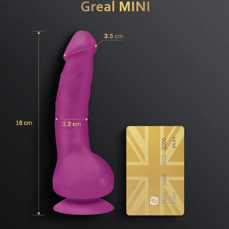G-VIBE - DILDO VIBRADOR DE SILICONA GREAL MINI FUCSIA
