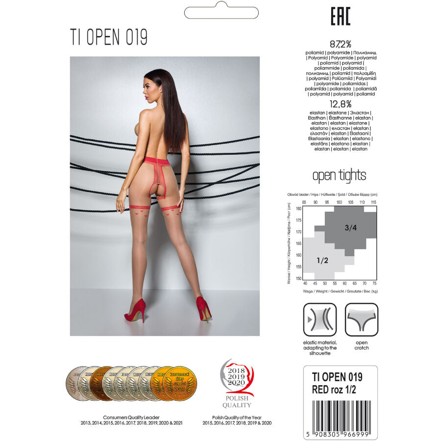PASSION - TIOPEN 019 COLLANT NERO 1/2 20 DEN