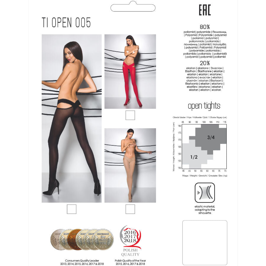 PASSION - TIOPEN 005 COLLANT NERO 1/2 60 DEN