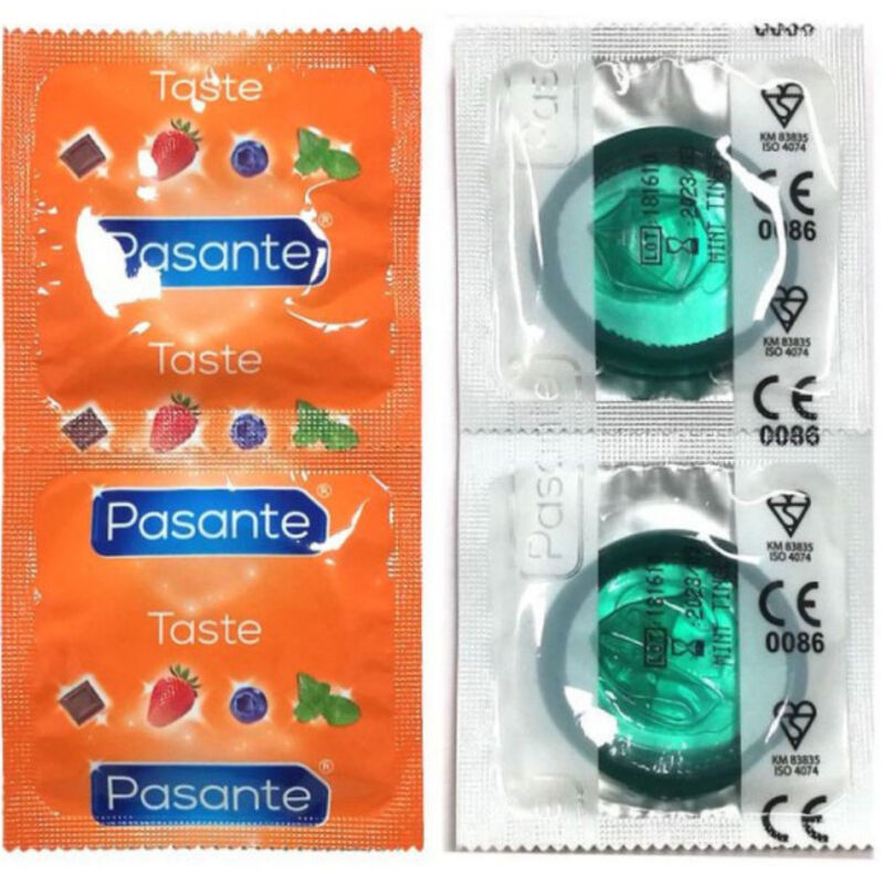 PASANTE - PRESERVATIVI GUSTO MENTA BUSTINA 144 UNITÀ