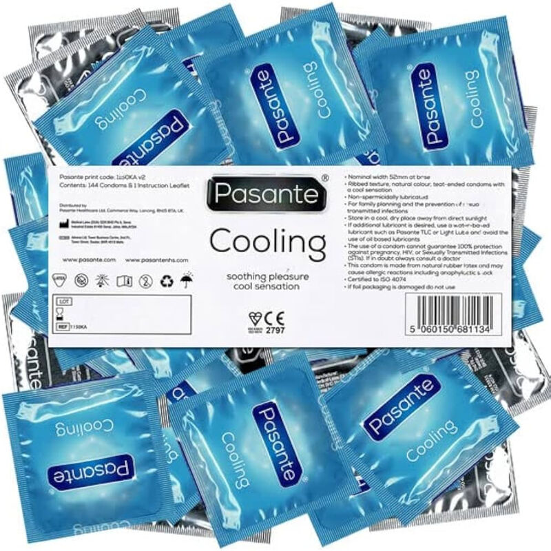 PASANTE - PRESERVATIVI EFFETTO RAFFREDDANTE BAG 144 UNITÀ
