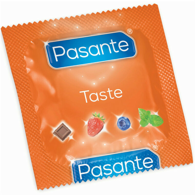 PASANTE - CONDONES SABOR CHOCOLATE TENTACIÓN BOLSA 144 UNIDADES