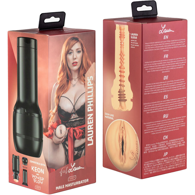 KIIROO - SENTI LAUREN PHILLIPS STARS COLLECTION STROKERS COMPATIBILE CON POWERBLOW