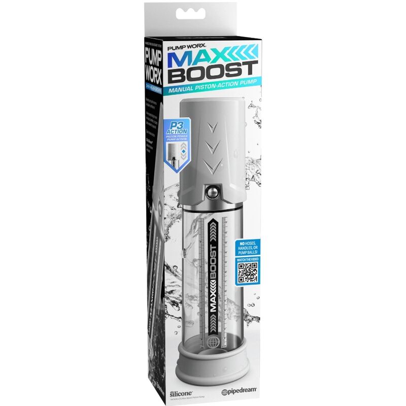 PUMP WORX - MAX BOOST BIANCO