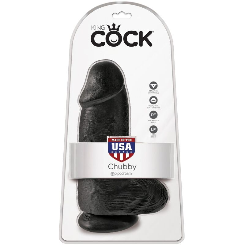 KING COCK - PENE REALISTICO CIPRIACO 23 CM NERO