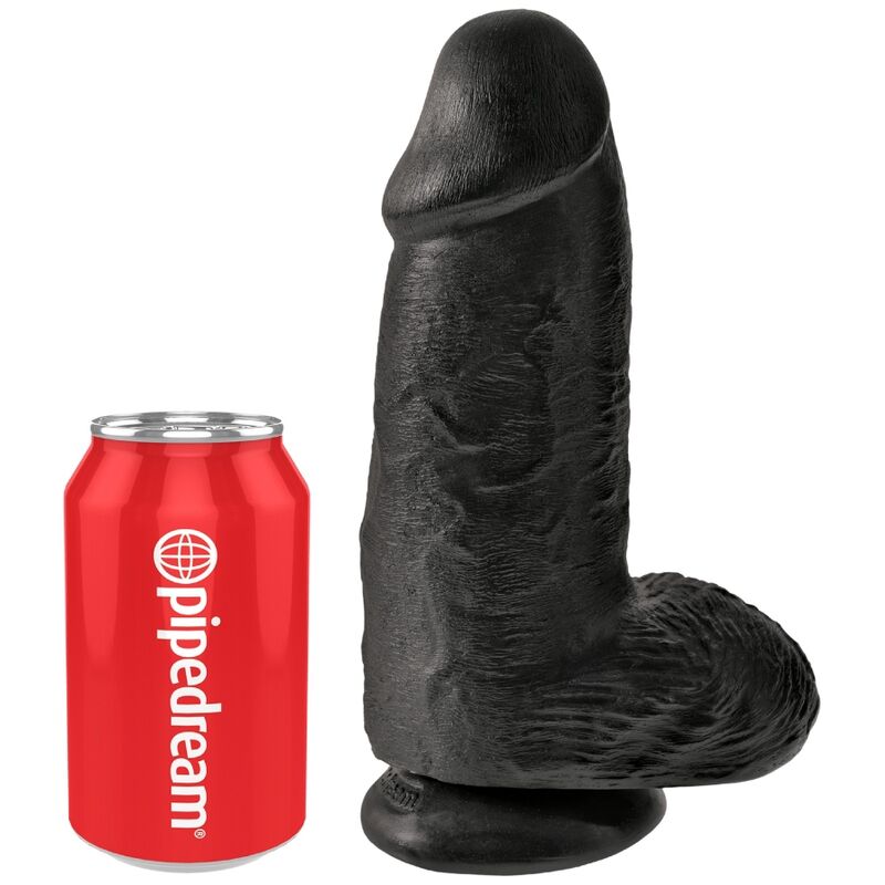 KING COCK - PENE REALISTICO CIPRIACO 23 CM NERO