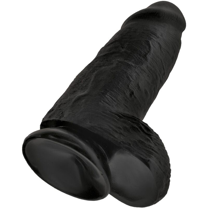 KING COCK - PENE REALISTICO CIPRIACO 23 CM NERO