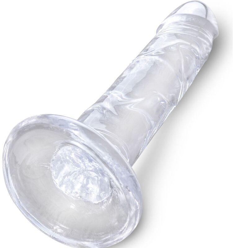 KING COCK - PENE REALISTA CLARO 15,5 CM TRANSPARENTE