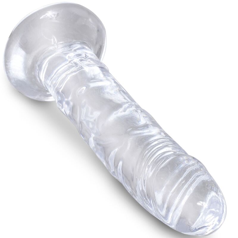 KING COCK - PENE REALISTA CLARO 15,5 CM TRANSPARENTE