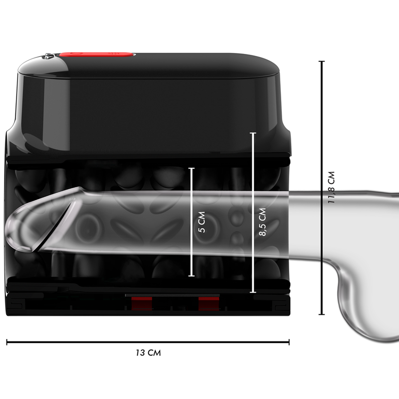 JAMYJOB - MASTURBATORE CON TECNOLOGIA A SPINTA VORTICE E ROTAZIONE A 360° IN MODALITÀ TURBO