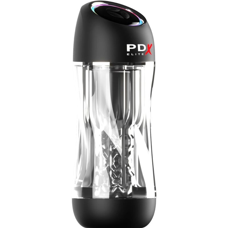 PDX ELITE - STROKER VIEWTUBE PRO VIBRATORE TRASPARENTE
