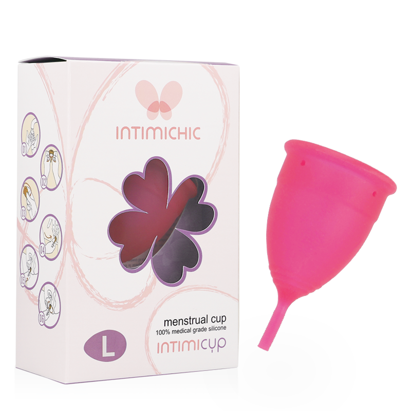 INTIMICHIC - COPA MENSTRUAL SILICONA GRADO MÉDICO - TALLA L