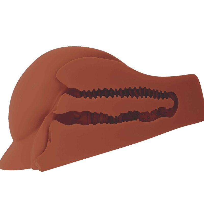 PDX PLUS - PERFECT ASS XL MASTURBATORE MARRONE A DOPPIO INGRESSO