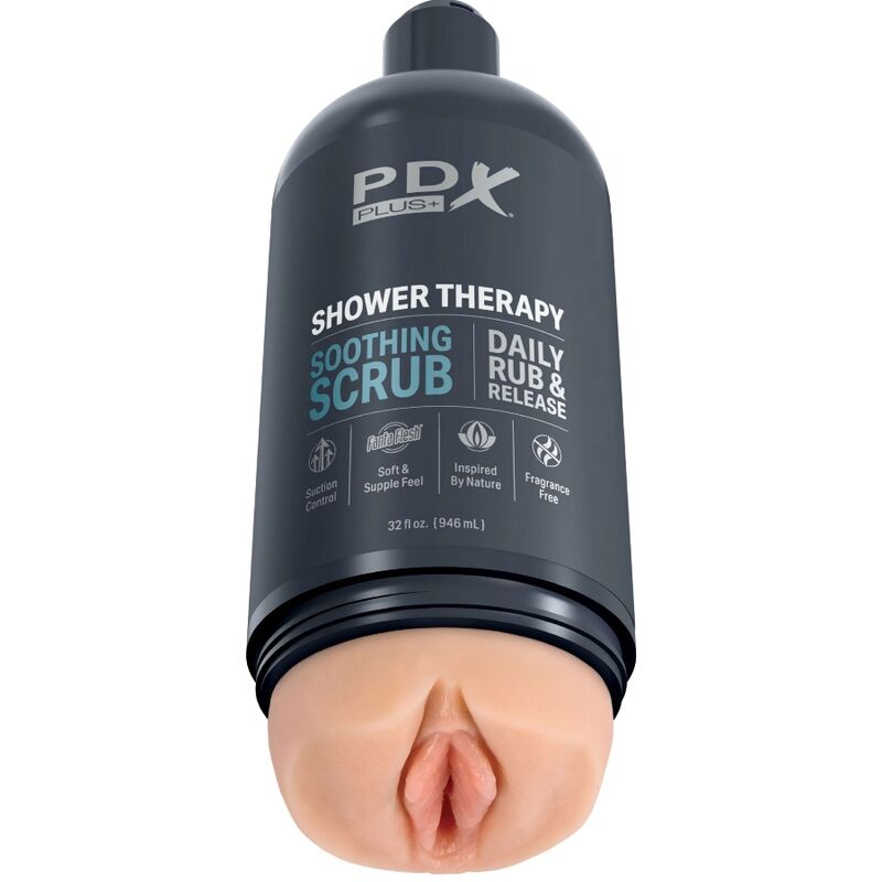 PDX PLUS - STROKER MASTURBATOR DESIGN DISCRETO DELLA BOTTIGLIA SHAMPOO SCRUB LENITIVO