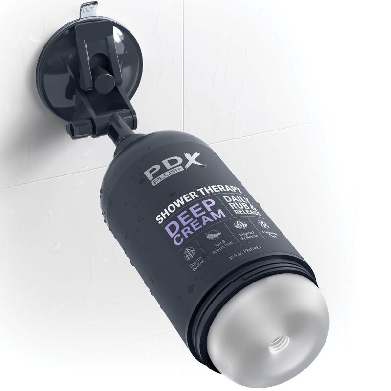 PDX PLUS - STROKER MASTURBATOR DISCREET DEEP CREAM SHAMPOO DESIGN BOTTIGLIA