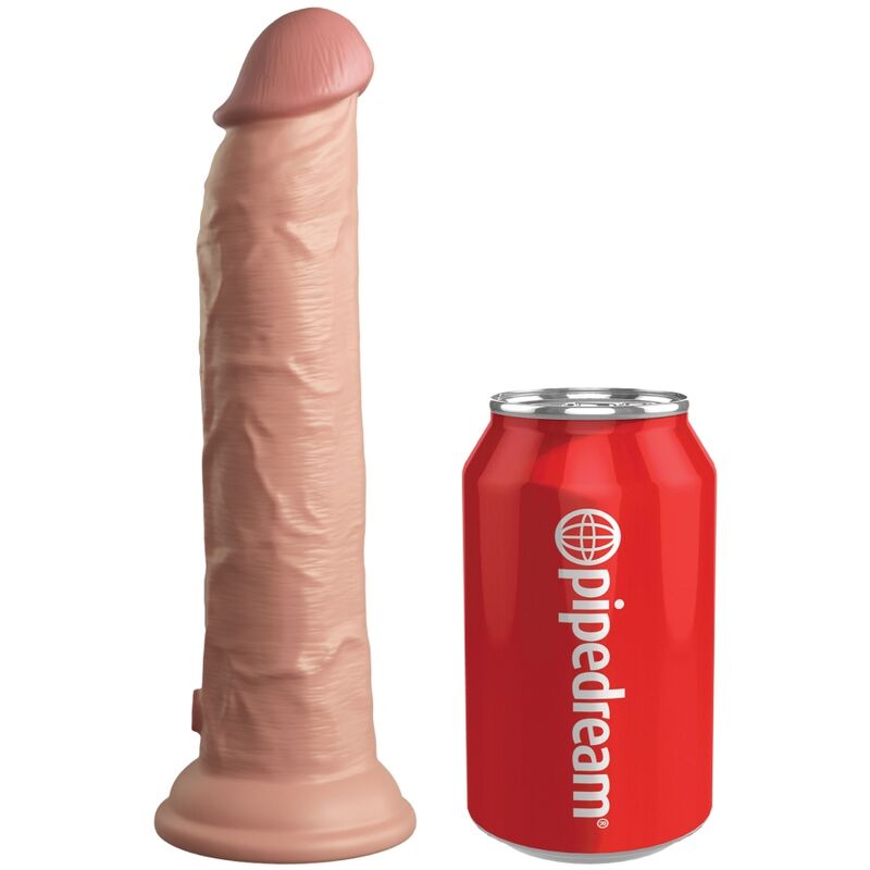 KING COCK - VIBRATORE DILDO REALISTICO ELITE E TELECOMANDO IN SILICONE 23 CM