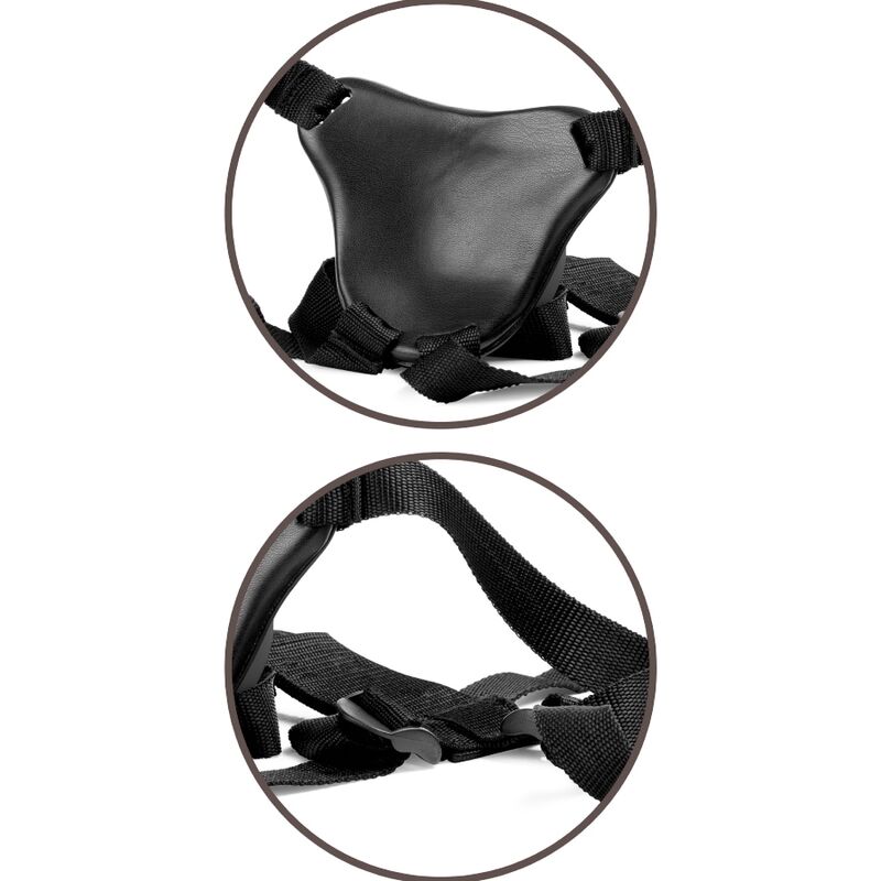 KING COCK - IMBRACATURA REGOLABILE ELITE COMFY CON DILDO 17,8 CM