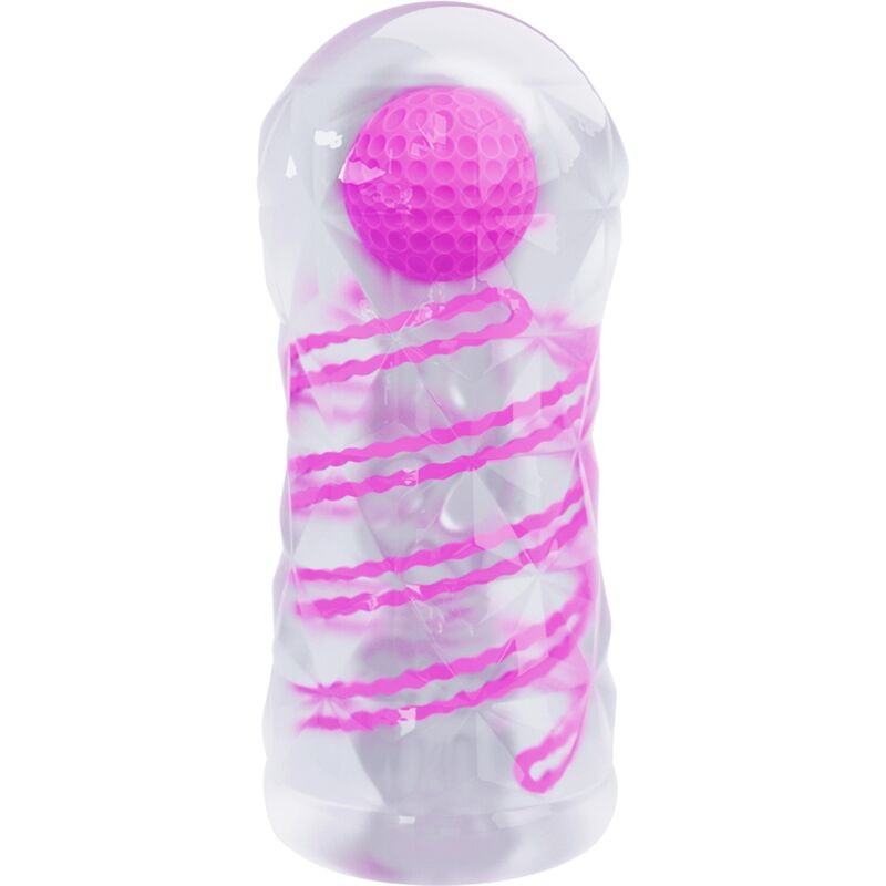PRETTY LOVE - MASTURBATORE MASCHILE FANTASY CON SPIRALE INTERNA E PALLE TRASPARENTI