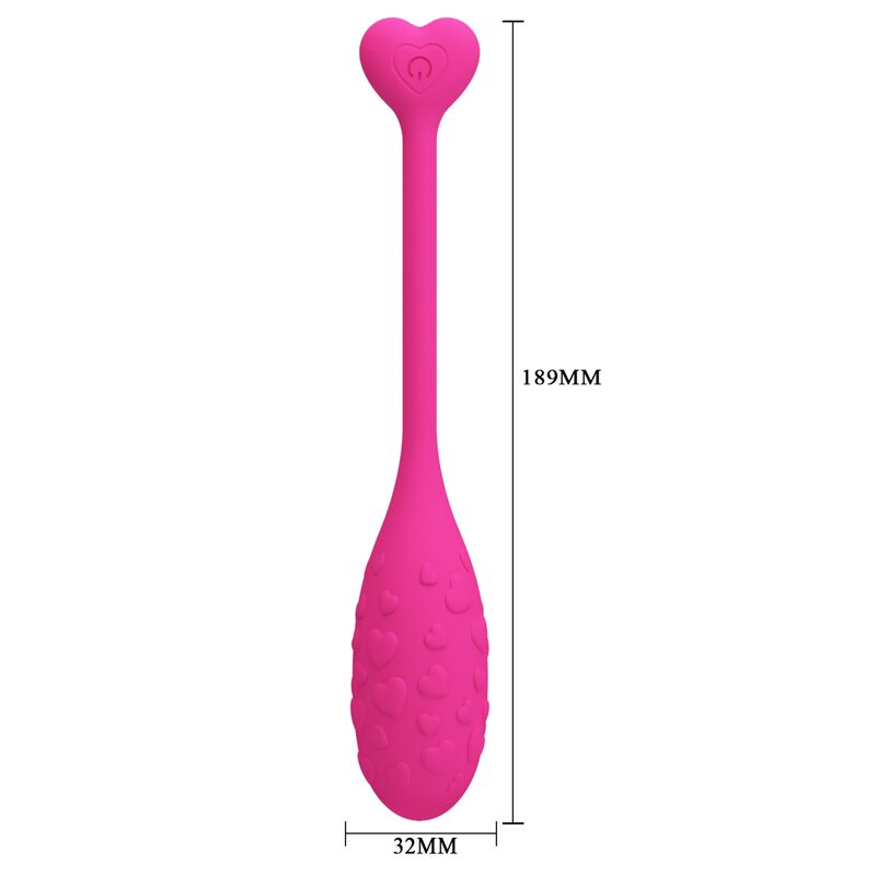 PRETTY LOVE - UOVO VIBRANTE ROSA FISHER CONTROLLATO DA APP