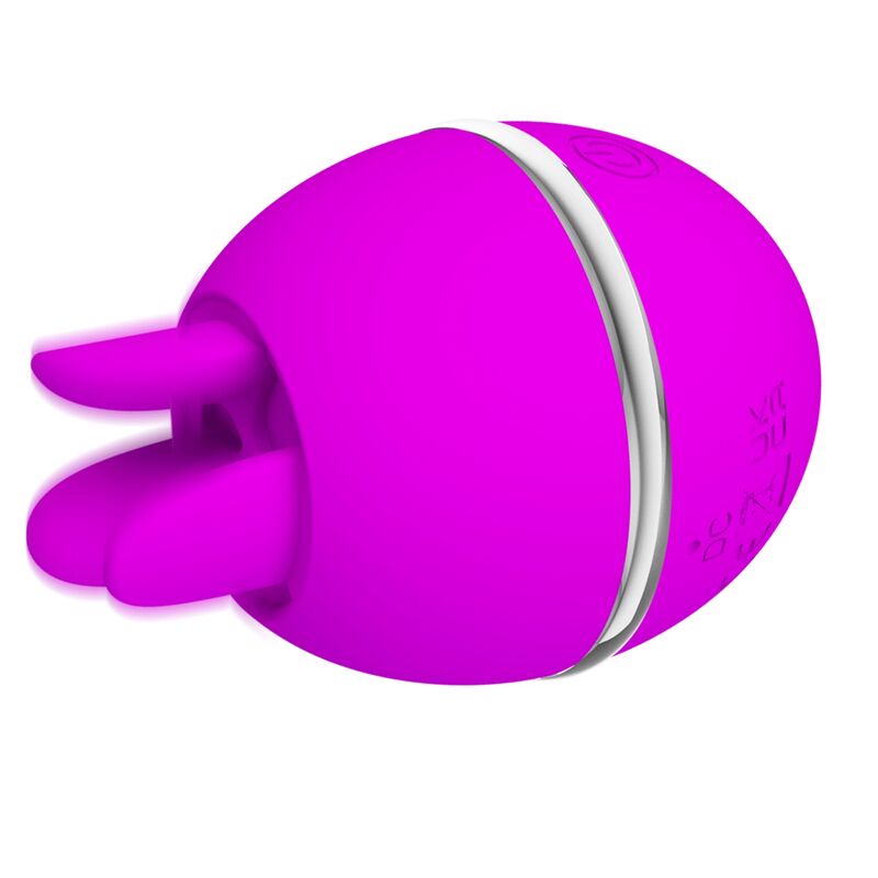 PRETTY LOVE - VIBRATORE TONDO IN SILICONE VIOLA GEMINI BALL
