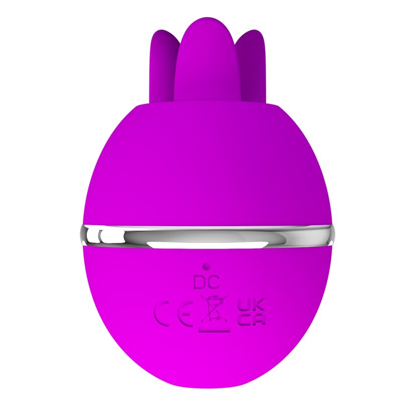PRETTY LOVE - VIBRATORE TONDO IN SILICONE VIOLA GEMINI BALL