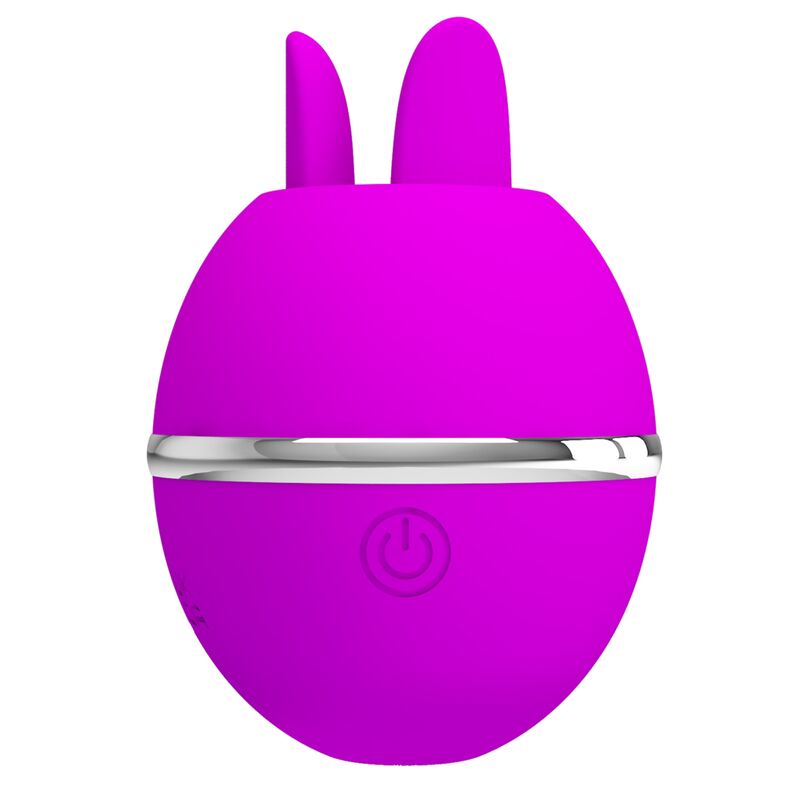 PRETTY LOVE - VIBRATORE TONDO IN SILICONE VIOLA GEMINI BALL