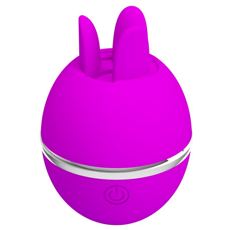 PRETTY LOVE - VIBRATORE TONDO IN SILICONE VIOLA GEMINI BALL