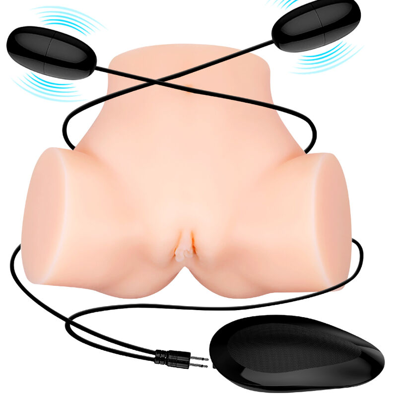 CRAZY BULL - VIBRATORE REALISTICO SAMANTHA CON VAGINA E ANO
