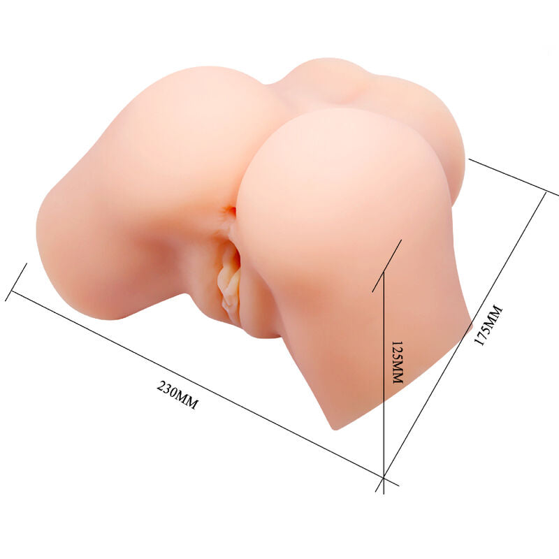 CRAZY BULL - VIBRATORE REALISTICO SAMANTHA CON VAGINA E ANO