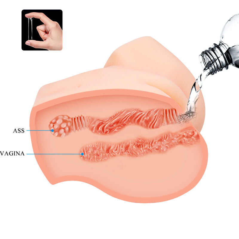 CRAZY BULL - VIBRATORE REALISTICO SAMANTHA CON VAGINA E ANO