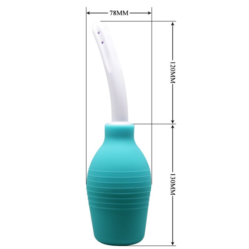 MR PLAY - DOCCIA IN GOMMA BLU ANAL PEAR