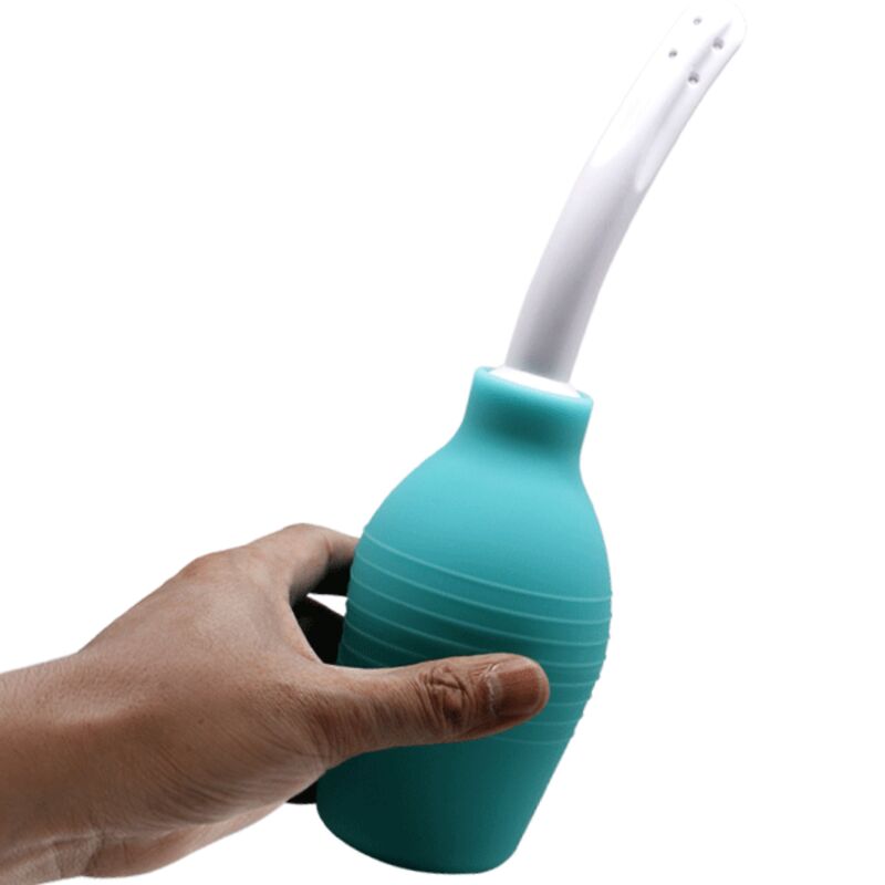 MR PLAY - DOCCIA IN GOMMA BLU ANAL PEAR
